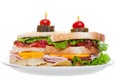 Club sandwich Royalty Free Stock Photo