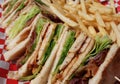 Club sandwich Royalty Free Stock Photo