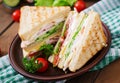 Club sandwich Royalty Free Stock Photo