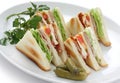 Club sandwich , clubhouse Sandwich Royalty Free Stock Photo