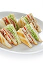 Club sandwich , clubhouse Sandwich Royalty Free Stock Photo