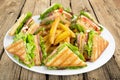 Club Sandwich Royalty Free Stock Photo