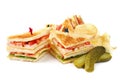 Club Sandwiches Royalty Free Stock Photo