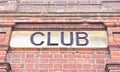 Club sign