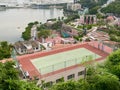 Cluba Militar De Macau Campos De Tenis Macao Tennis Club Colonial Macau Heritage Building Sai Van Mansion Colina da Penha Hill