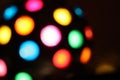 Clubbing light on black background Royalty Free Stock Photo