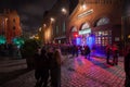 Clubgoers at Maschinenhaus, Berlin Royalty Free Stock Photo