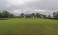 The Clubhouse of the Parc Howard Bowling Club in Llanelli Royalty Free Stock Photo