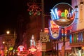 Clubs of Beale street Royalty Free Stock Photo
