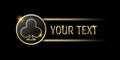 Clubs sign on round button. Ui element for mobile app or web site. Vector set of four casino or poker themed navigation panels on