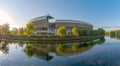 Cluj Arena on a sunny summer day. Is a multi-use stadium in Cluj-Napoca, Romania and is ranked as an UEFA Elite Stadium, Category