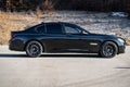 BMW 7 series, matte black, M trim, Sport edition