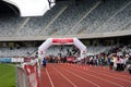 Cluj-Napoca marathon finish line