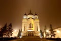 Cluj Napoca Orthodox Cathedral by night Royalty Free Stock Photo