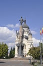 Cluj-Napoca RO, September 24th: Avram Iancu Monument in Cluj-Napoca from Transylvania region in Romania Royalty Free Stock Photo