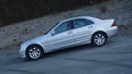 Cluj Napoca/Romania-March 31, 2017: Mercedes Benz W203 - year 2005, Avantgarde equipment, silver metallic paint