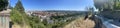 Cluj-Napoca view panorama from Cetatuia park, Romania