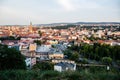 Aerial view over the Cluj city