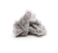 A clump of common house dust. Royalty Free Stock Photo