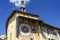 Clusone, Bergamo, Italy: historic palazzo comunale, with frescos on the facade