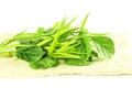 Cluster bean or guar been indian vegetable in white background Royalty Free Stock Photo