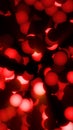 Cluster of glowing red spheres creating a dramatic abstract composition with soft shadows and highlights Royalty Free Stock Photo