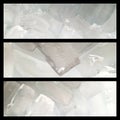Cluster of ice cubes Royalty Free Stock Photo