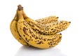Cluster of over ripe bananas Royalty Free Stock Photo