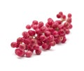 Cluster of pink peppercorns