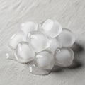 A cluster of semi-transparent ice cubes Royalty Free Stock Photo