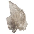 Cluster of small quartz crystals macro isolated