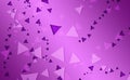 Cluster of triangle with different shades