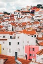 Cluster of typical Portuguese houses Royalty Free Stock Photo