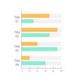 Clustered column infographic chart design template