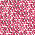 Clustered mod rose pattern Royalty Free Stock Photo