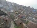 Clustered houses in Bhujung, Lamjung, Nepal
