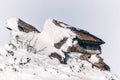 Clusters of rocks and boulders on a sunny day, Giant Mountains, Poland