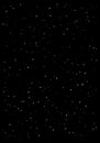 Clusters of star in the dark sky. Black background. Vector illustration