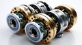 Clutch Couplings on white background