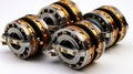 Clutch Couplings on white background