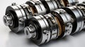 Clutch Couplings on white background