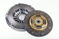 Clutch disc car on a white background Royalty Free Stock Photo