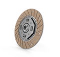 Clutch disc car on white background Royalty Free Stock Photo