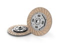 Clutch disc car on white background Royalty Free Stock Photo