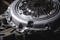 Clutch disc kit indoors in matsera in selective focus Royalty Free Stock Photo