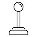 Clutch gearbox icon outline vector. Car disk