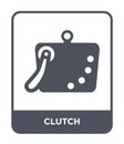 clutch icon in trendy design style. clutch icon isolated on white background. clutch vector icon simple and modern flat symbol for Royalty Free Stock Photo