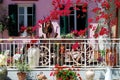 Cluttered Colorful Balcony Decoration