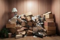 Cluttered space transformed with organized items reflecting a need for order driven by obsessive-compulsive disorder