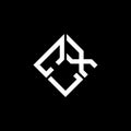 CLX letter logo design on black background. CLX creative initials letter logo concept. CLX letter design